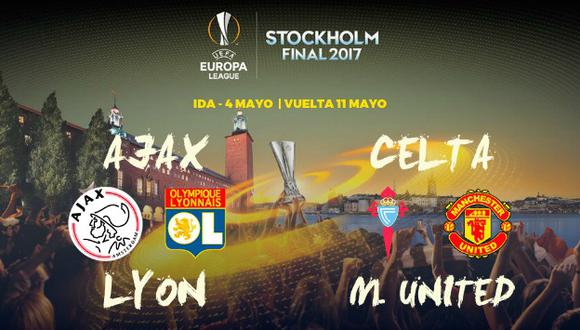 Equipos se enfrentarán por llegar a la final en Estocolmo (Fuente: Europa League)