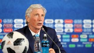 José Néstor Pékerman: 'La eliminación del Mundial no nos pasa por la cabeza'