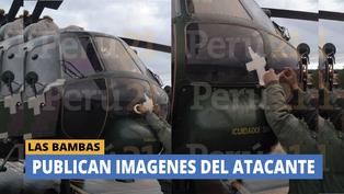 Las Bambas: Imágenes del atacante del helicóptero de la comitiva ministerial