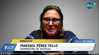 Marisol Pérez Tello: “Yo le negaría la confianza, ni siquiera lo dudaría”