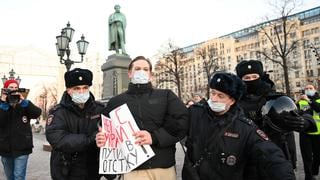 Rusia sancionará a quienes participen de manifestaciones contra la guerra