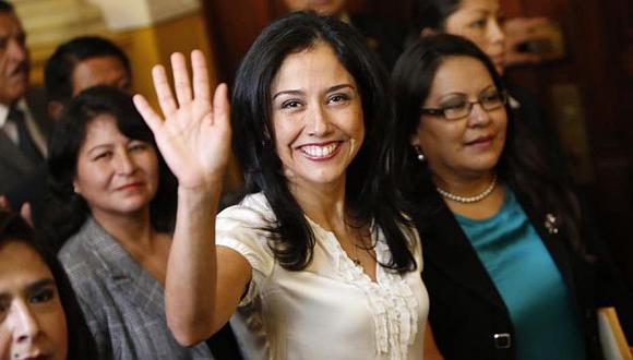 Nadine Heredia se presentará en la comisión acompañada por legisladores oficialistas. (Luis Gonzáles)