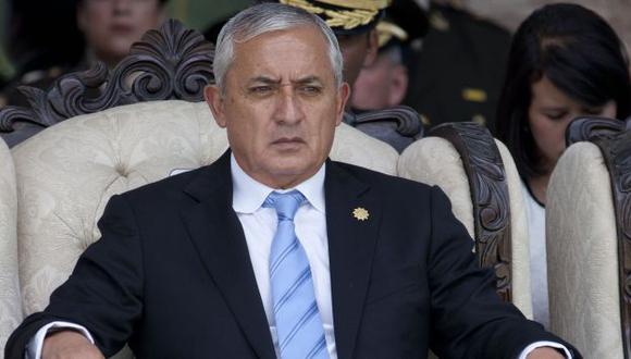 Otto Pérez, presidente de Guatemala, es acusado de liderar una mafia de corrupción en las aduanas. (AP)