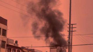 Callao: Incendio en vivienda de La Perla [VIDEO]