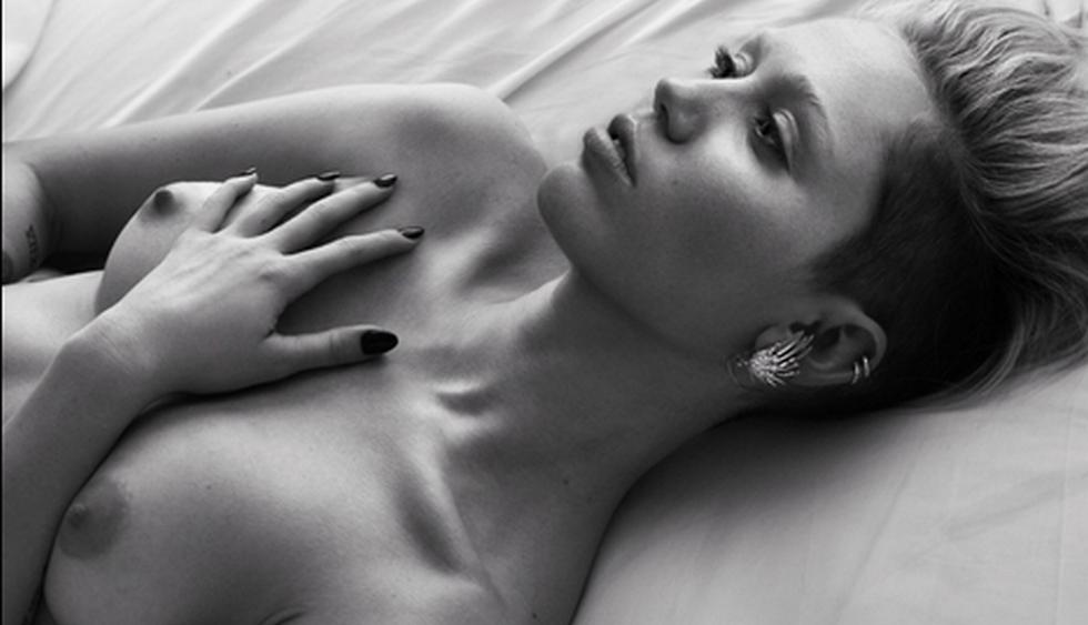 No es la primera vez que Miley Cyrus posa desnuda para una revista. (wmagazine.com)
