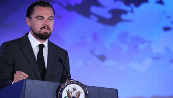 Leonardo DiCaprio lleva años haciendo campaña de concienciación medioambiental. (AFP)