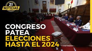 Congreso rechazó proyecto del gobierno de Dina Boluarte de adelanto de elecciones