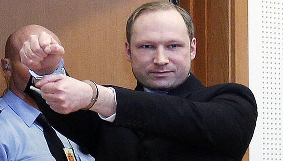 Breivik durante una audiencia en la corte de Oslo. (AP)