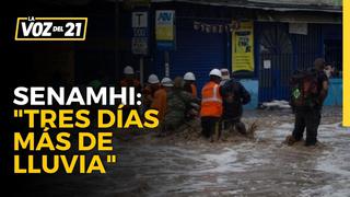 Senamhi indica que lluvias seguirán por tres días en todo Lima y se mantiene la Alerta Roja