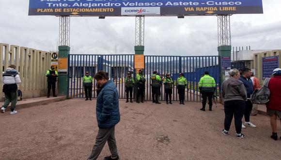 Aún no se sabe cuándo se reactivarán las operaciones en el aeropuerto de Cusco. (Foto de Iván Flores / AFP)