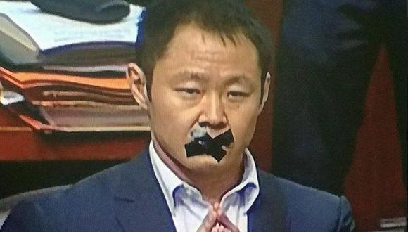 Kenji Fujimori recibió una ola de críticas en Twitter por su ‘protesta’ en el Congreso