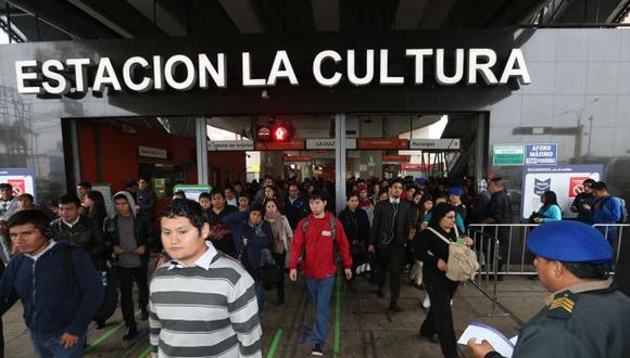 Estación La Cultura del Metro de Lima estará cerrada por foro APEC 2016. (Andina)