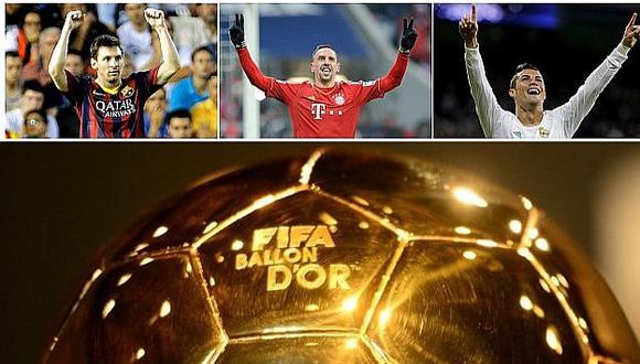 Ribéry nunca lo ganó, Cristiano se lo llevó en 2008 y Messi  lo quiere por quinta vez. (Agencias/Perú21)
