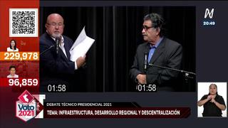 Debate Equipos Técnicos JNE: Bruce: “No hay propuestas sobre vivienda en Perú Libre”