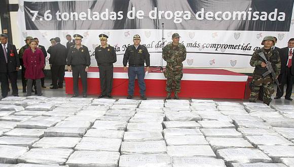 Así se anunció la incautación de droga en Huanchaco, aunque peso de la droga no era el señalado, según peritos. (USI)