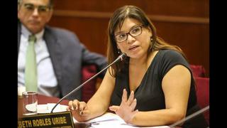 Ministerio Público abre investigación contra congresista Lizbeth Robles ​