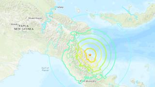 Sismo de magnitud 6,9 sacude Papúa Nueva Guinea y se activa alerta de tsunami