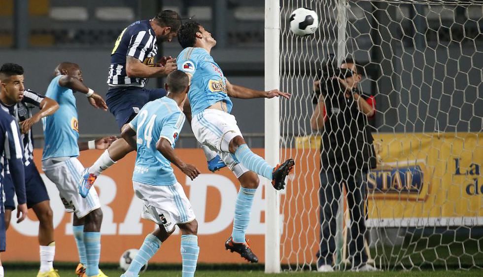 Mauro Guevgeozián marcó el gol del triunfo para Alianza Lima sobre Sporting Cristal, en una nueva edición del llamado ‘clásico moderno’. (Luis Gonzales)