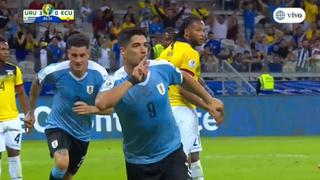 Uruguay vs. Ecuador: Gol de Luis Suárez para el 3-0 por la Copa América | VIDEO