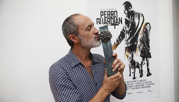 Carlos Alcántara recibió galardón en el Festival de Cine de Málaga (Luis Gonzales)