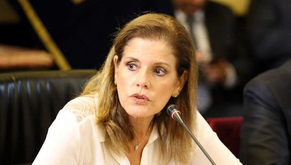La congresista Mercedes Araoz respondió a Luis Galarreta y lo acusó de decir "infamias". (Foto: Congreso)