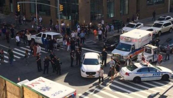 Estados Unidos: Explosión de granada en el centro de Manhattan deja un herido. (Twitter/@FerCanalesF)