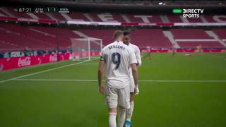 Real Madrid vs. Atlético de Madrid: Karim Benzema apareció en el área y puso el 1-1 de los blancos | VIDEO