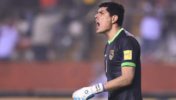 Carlos Lampe es portero de la selección de Bolivia (Foto: AFP).