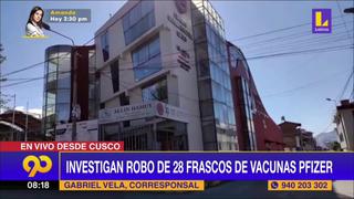 Investigan robo de 28 vacunas Pfizer en el Colegio de Ingenieros de Cuzco