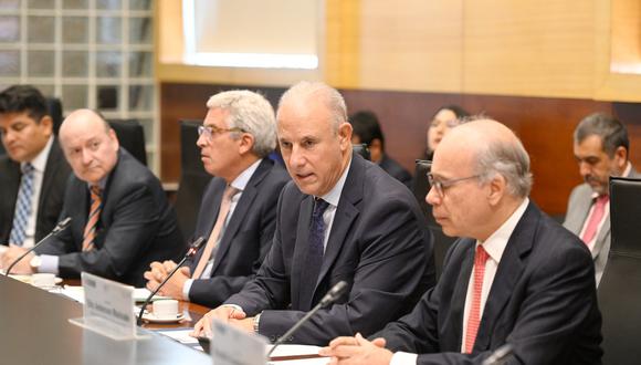 Reunión con embajadores y representantes de política exterior (Foto: Cancillería)