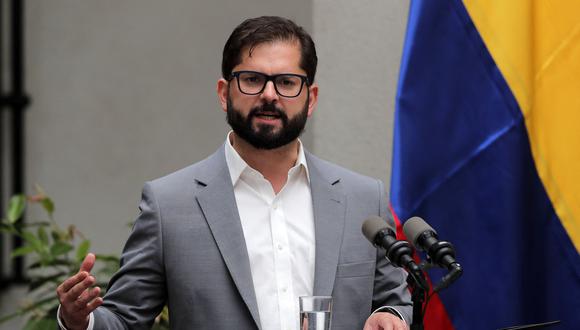 Gabriel Boric criticó a Dina Boluarte por las muertes registradas en las manifestaciones que iniciaron tras el golpe de Estado de Pedro Castillo. (AFP)