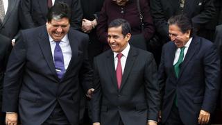 Humala, García y Toledo en el Acuerdo Nacional