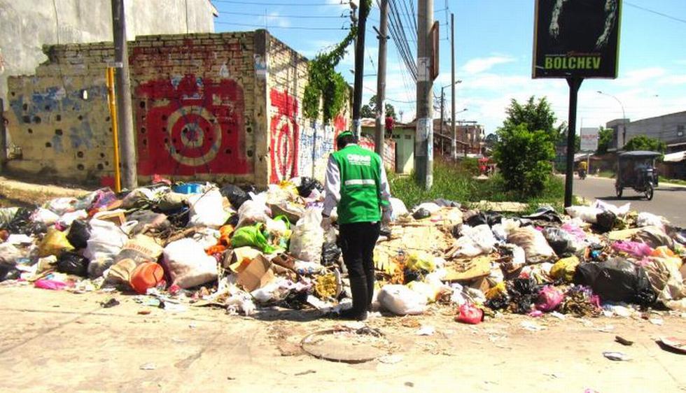 En Loreto denuncian acumulación de basura en dos distritos de Maynas. (OEFA)