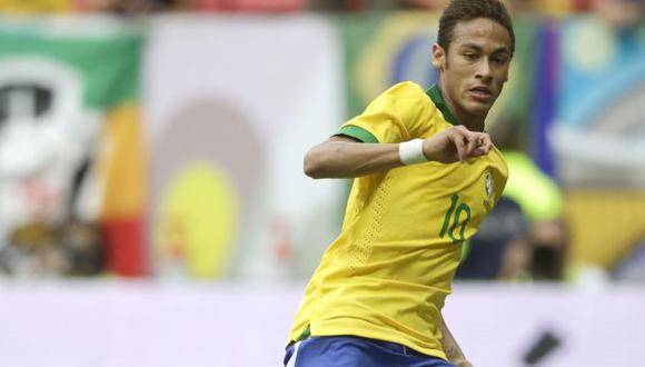 Neymar marcó el tercer gol brasileño.
