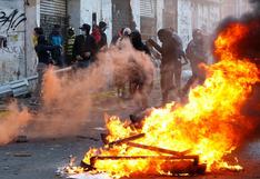 Chile: protestas continúan frente a la sede del Congreso en Valparaíso