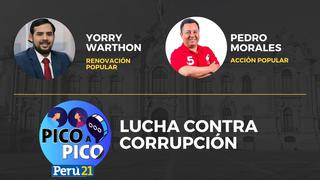 Pico a Pico: Yorry Warthon y Pedro Morales debaten sobre reformas anticorrupción.