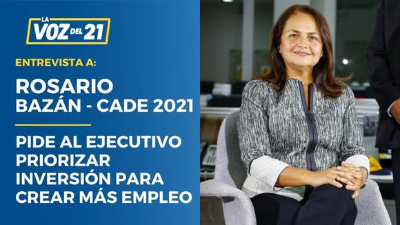 Rosario Bazán presidenta de CADE 2021: "El Estado debe ejecutar inversión social"