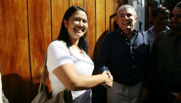 En 2011, la candidata Keiko Fujimori recibió el respaldo de Luis Castañeda Lossio. (Perú21)