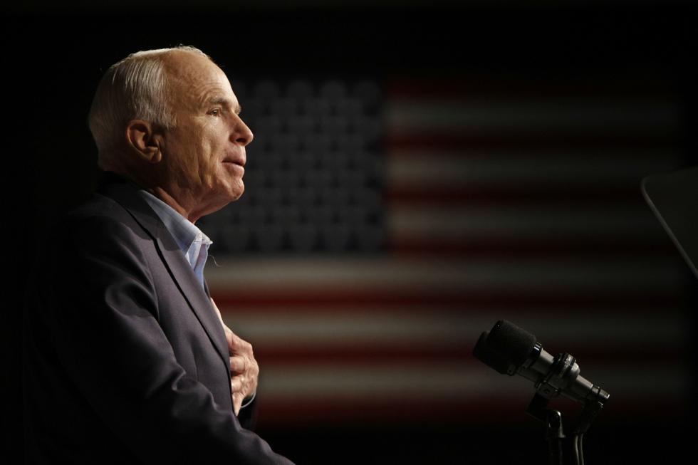 Falleció el senador y ex candidato a la presidencia de Estados Unidos, John McCain. (AP)