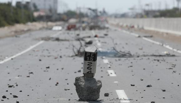 La carretera Panamericana Sur se ha convertido en tierra de nadie, según informan los propios policías de la zona. (Foto: GEC)