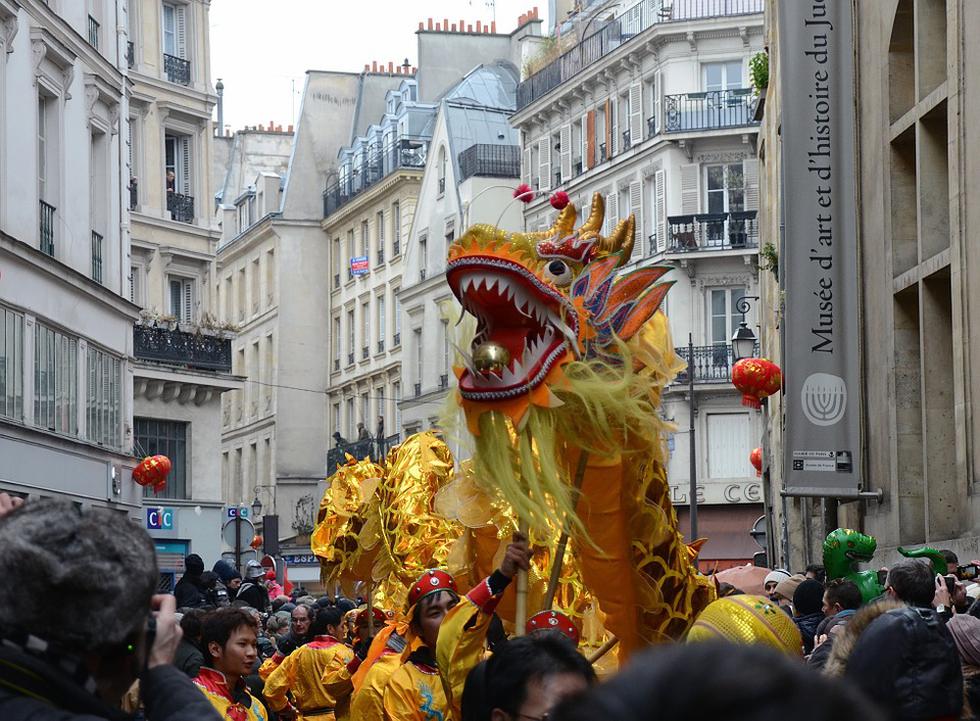 Los dragones salen a las calles para darle la bienvenida al Año Nuevo. (Foto: Pixabay)&nbsp;