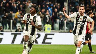 Juventus remontó y venció 2-1 al AC Milan con goles de Dybala y Kean por la Serie A