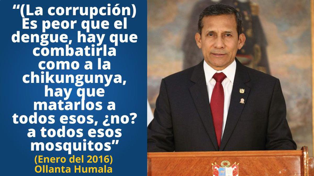 Ollanta Humala y sus frases más polémicas sobre la corrupción [Fotos] |  POLITICA | PERU21