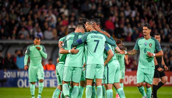 Portugal sumó tres puntos de visita. (AFP)
