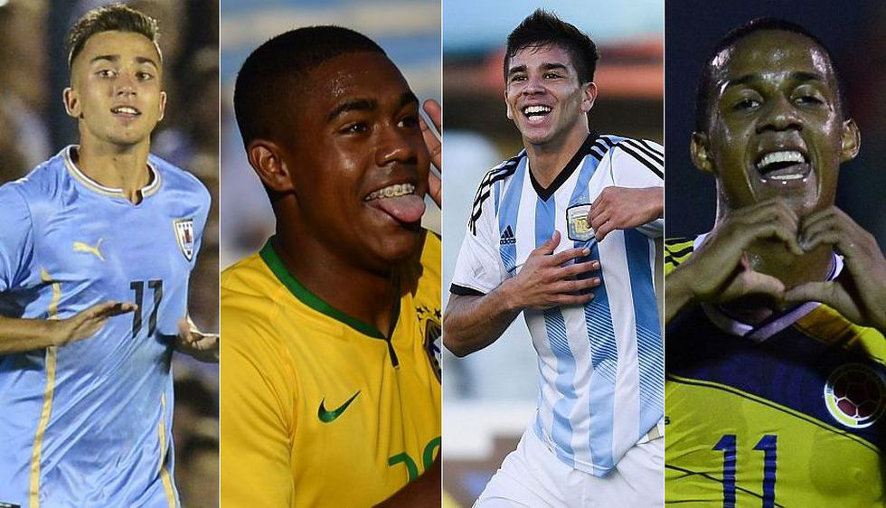 Argentina, Uruguay, Brasil y Colombia clasificaron al Mundial Sub 20. (Agencias)