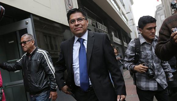 Julio César Espinoza, abogado de Ollanta Humala. (Anthony Niño de Guzmán)