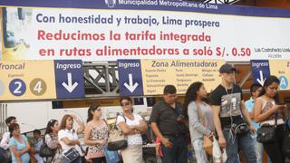 Metropolitano: Operadores aceptan que tarifa integrada sigue igual