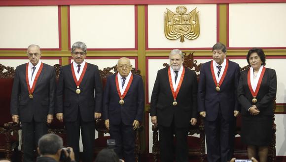 Ernesto Blume presidió la ceremonia por el 23 aniversario del Tribunal Constitucional (Piko Tamashiro/GEC).