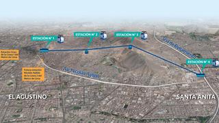 Inician actualización de estudio del teleférico que conectará El Agustino y Santa Anita
