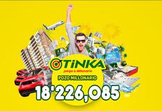 Tinka: el pozo millonario para este domingo asciende a más de 18 millones de soles 